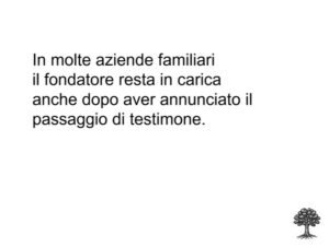 LA SICUREZZA DEL FONDATORE DURANTE LA TRANSIZIONE